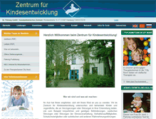 Tablet Screenshot of kindesentwicklung.com